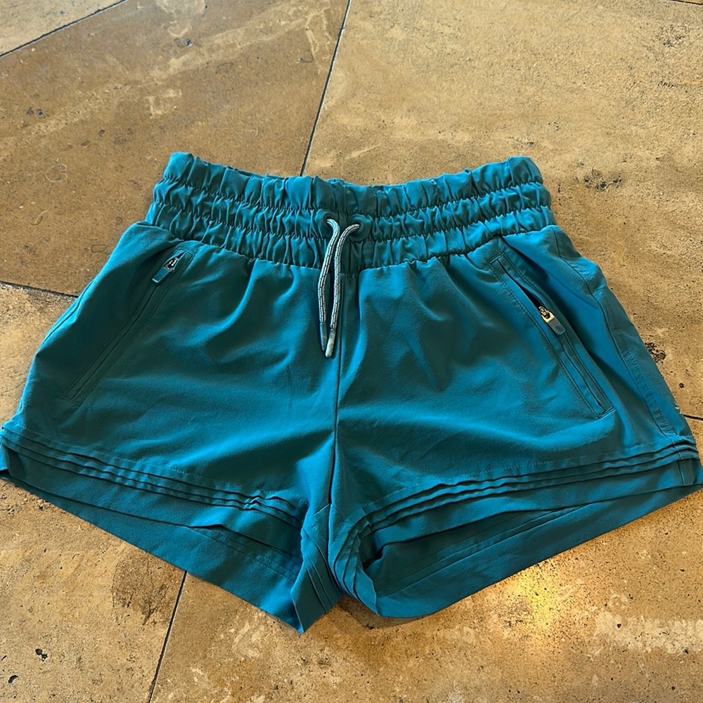 Teal Athleta girl shorts